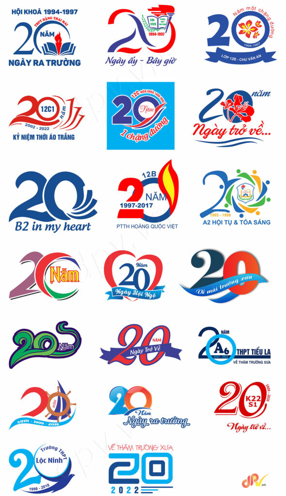 Logo họp lớp 20 năm